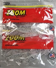 Zoom Swimming Super Fluke Jr, 4 Inch 10 Pack Swim Bait Plastic Lure DISCO  | B5