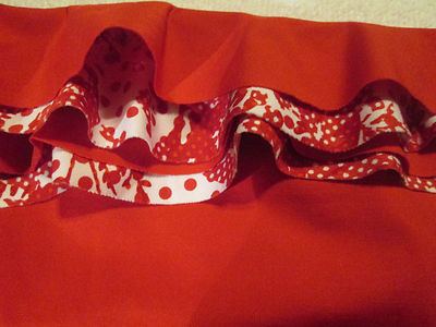 Bas De Bikini BECCA - Taille S, Rouge, à Volants - Neuf Avec étiquettes (NWT)