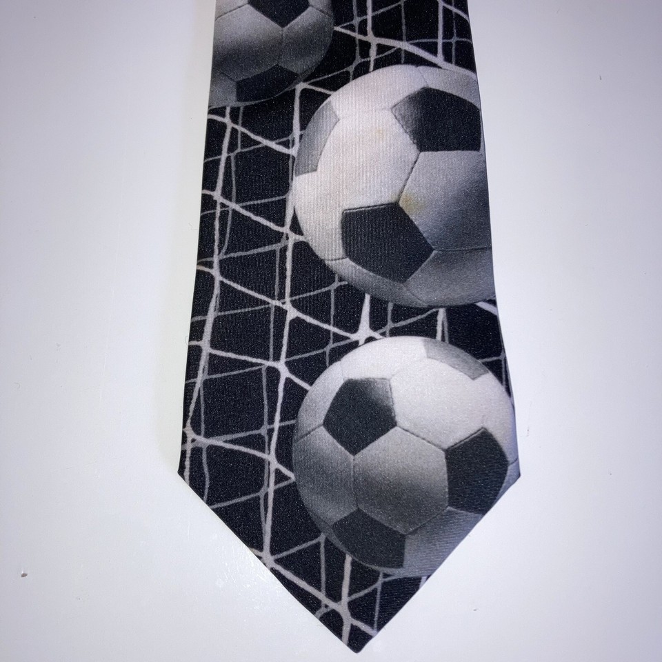 Soccer Balls Men's Necktie Football Sport Ball World Cup Sports Fan ...