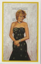 Togo 1997 - Commemoration of Princess Diana Miniature Sheet Nº9 - MNH