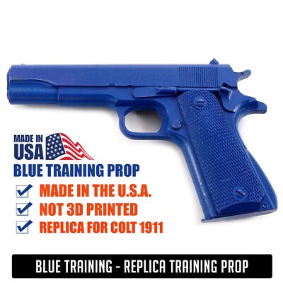 Blue Training Prop for COLT 1911 - Solid Resin - Not a Gun