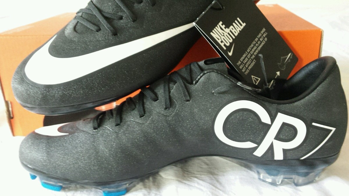 Galaxy Glitter Black Cr7 Soccer Shoes Nike Mercurial Black Cr7