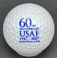 60th Anniversary USAF 1947-2007 Logo Golf Ball 1 Unbranded Pre-Owned