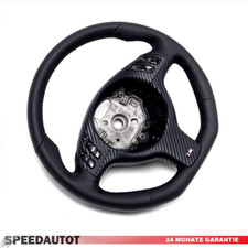 TUNING Volant en cuir BMW E46 E39 APLATI NOIR