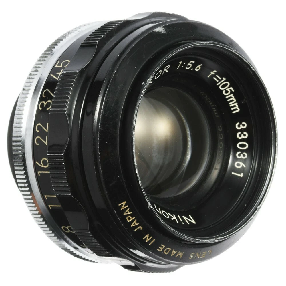 NIKON EL-NIKKOR 105mm F5.6 ENLARGING LENS / SOLD AS IS NO RETURN
