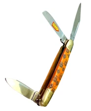 CHIPAWAY WRANGLER  4" Long ORANGE BONE Stockman  cw-112osb  ((NEW)) in BOX #421