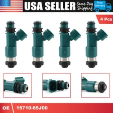 Set of 4 Fuel Injectors Fits for Suzuki SX4 2.0L-L4 2007-2009 15710-65J00 FJ1053