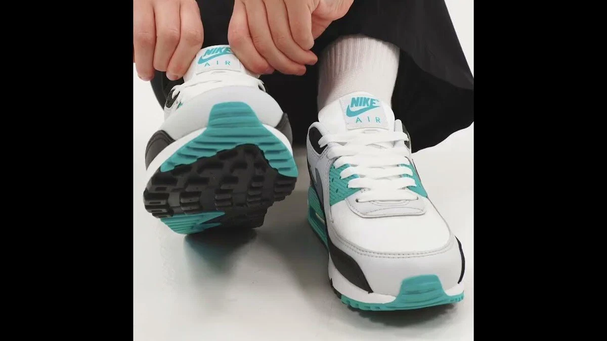 White and best sale teal nikes