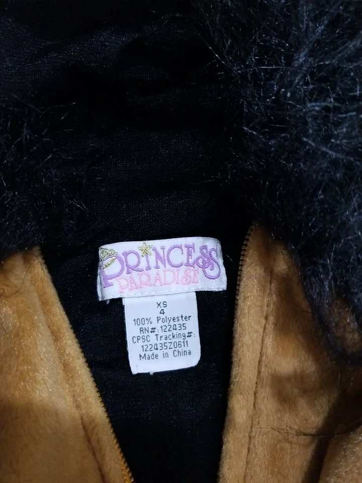 Fantasia de Halloween peluda de gorila infantil extra pequena tamanho 4 macaco muito fofo - Imagem 2 de 3