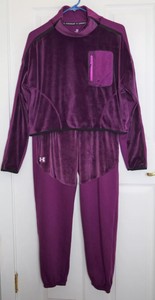 UNDER ARMOUR SWEAT SET - PURPLE - SMALL