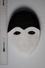 Alaskan Native Yupik style hand carved wooden mask