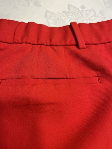 Talbots Hampshire Red Ankle Straight Leg Pants Sz 22W - Holiday Party Academia - Picture 11 of 14