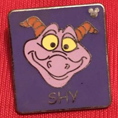 Disney FIGMENT Face Emotions SHY Hidden Mickey Mouse Cast Lanyard Pin