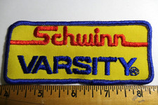 Vintage Schwinn Varsity Bike patch Bicycle Two Wheeler Cycle NOS 70's