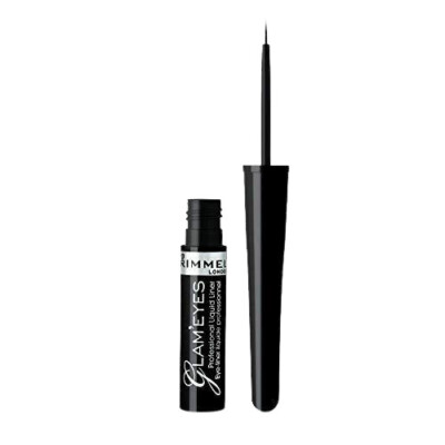 Rimmel Glam'eyes Professional Liquid Eye Liner - Black Glamour X3 