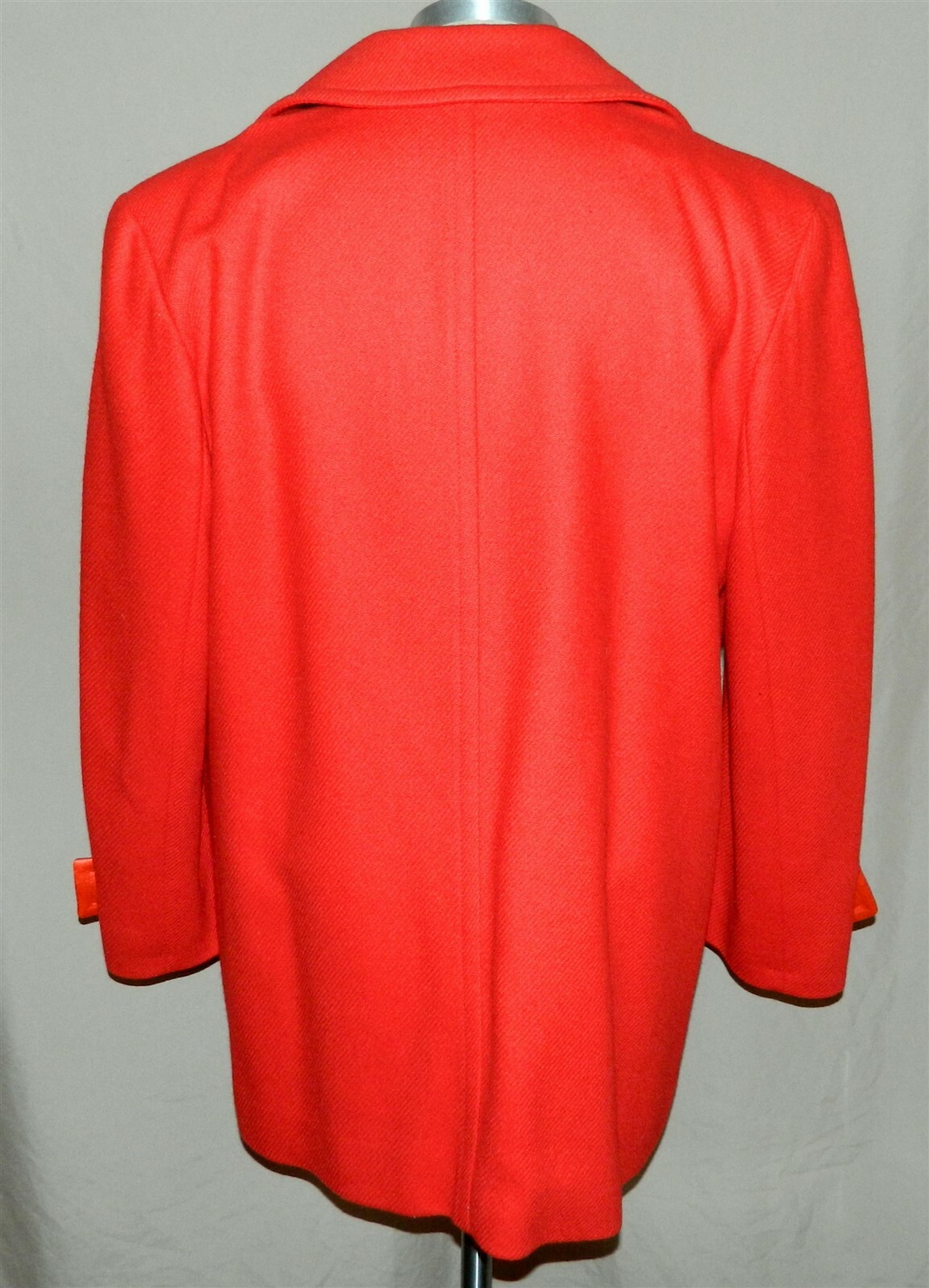 PENDLETON Red Wool Jacket Double Breasted Button … - image 4