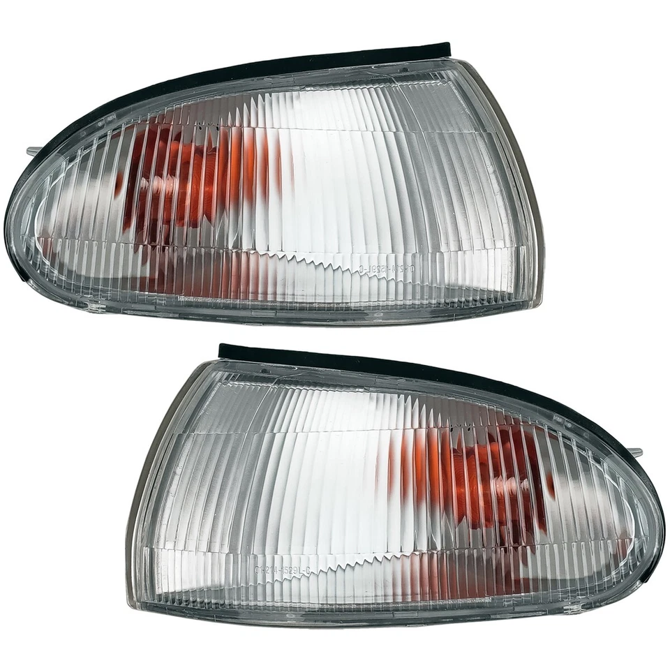 Front Clear Signal Corner Light Lamp Fit For Mitsubishi Lancer CC EVO 123 92-95 — 第 3/4 张图片