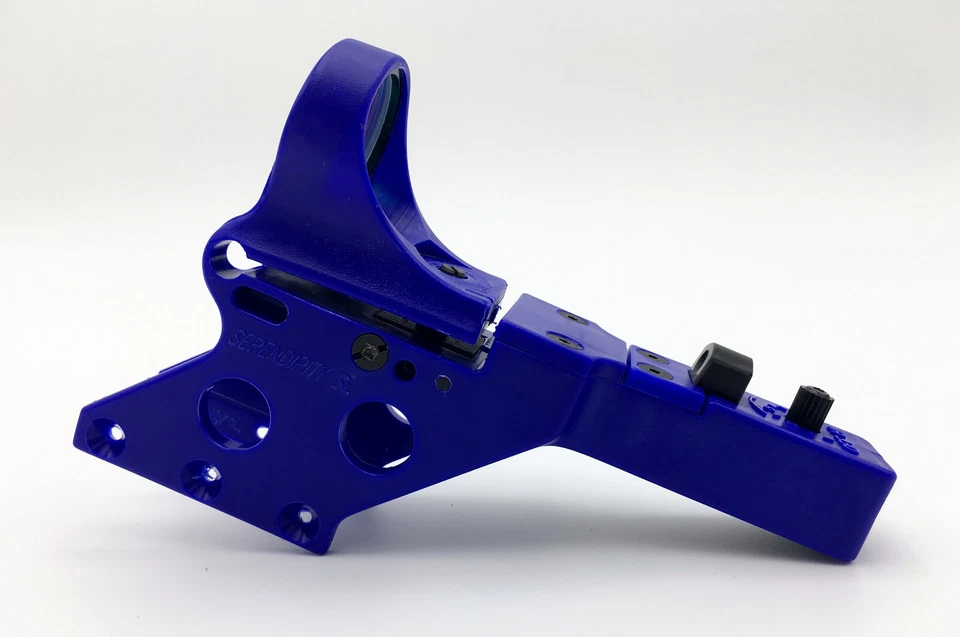 C-MORE Serendipity Punto Rojo Holográfico, Interruptor Estándar 4-MOA Azul/Ancho 1" Foto 2 de 4