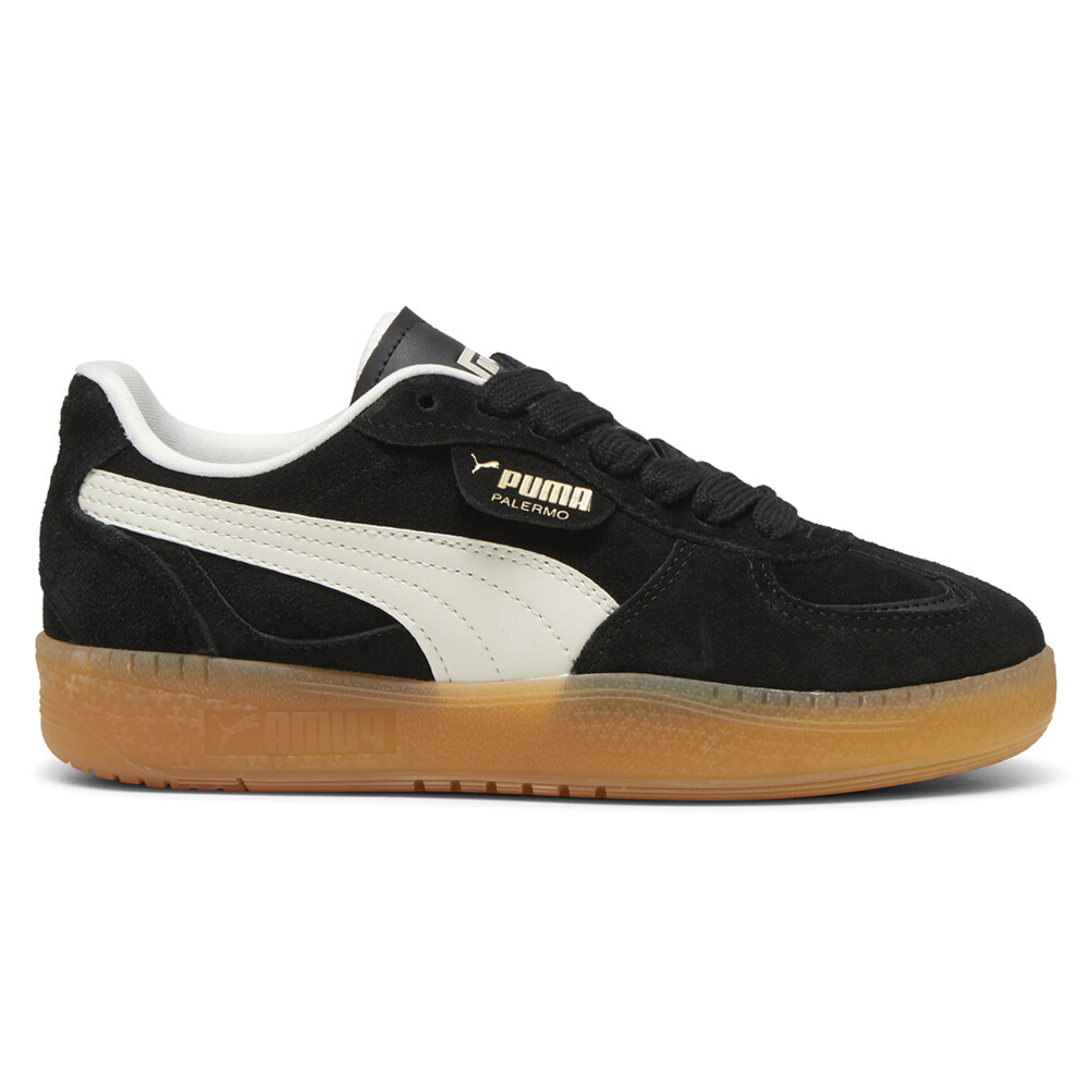 Женские черные кроссовки Puma Palermo Moda Xtra Gum на шнуровке, повседневная обувь 40032302