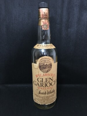 GLEN GALIOCH 10 Years Vintage Old Type Empty Bottle Scotch Whiskey From Japan