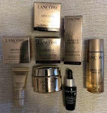 Lancome Absolue creams, eye make up, bags   