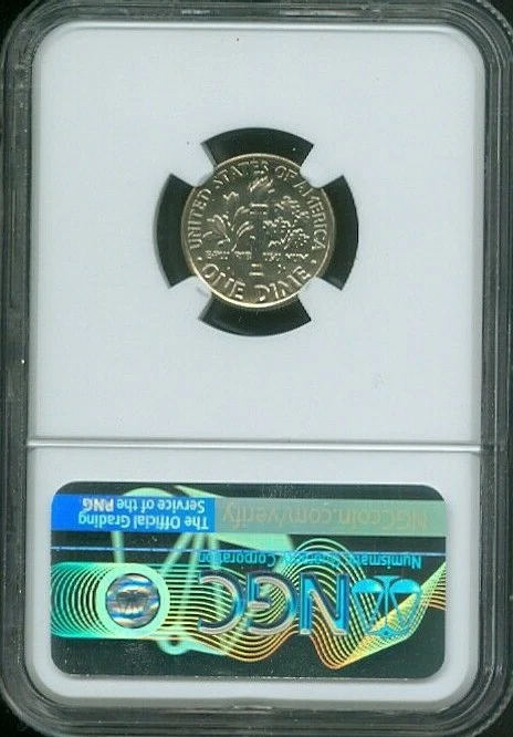 1991 P ROOSEVELT DIME NGC MS66 MAC 90FT MINT QUALITY✔️ - Image 2 of 2