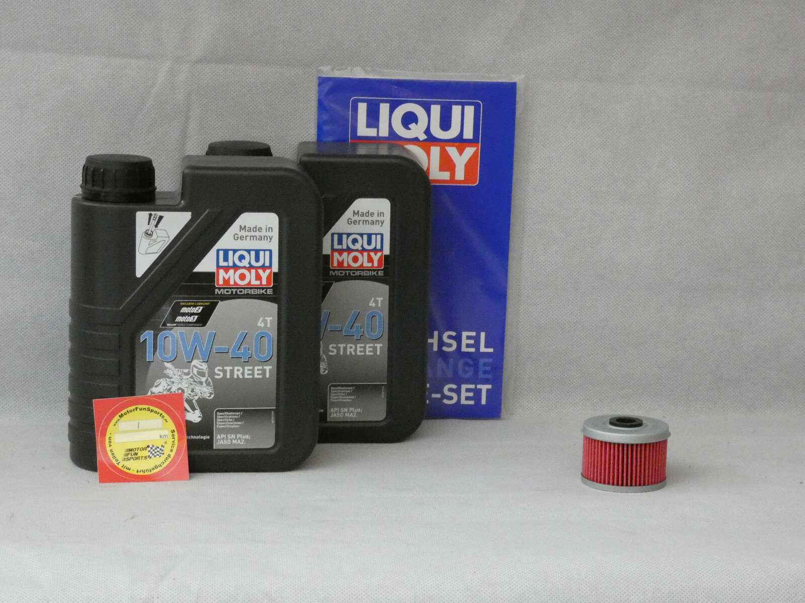 Oil Change Set Benelli TNT 135 Engine Oil Oil Filter Liqui Moly