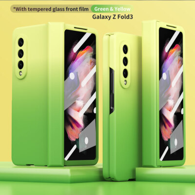 Fr Samsung Galaxy Z Fold3 5G Heavy Duty Shockproof Hinge Case Glass Screen Cover