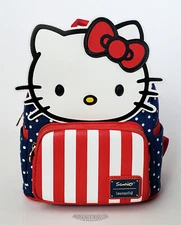 🚦Loungefly Hello Kitty Americana / Patriotic Mini Backpack - Exclusive - New!