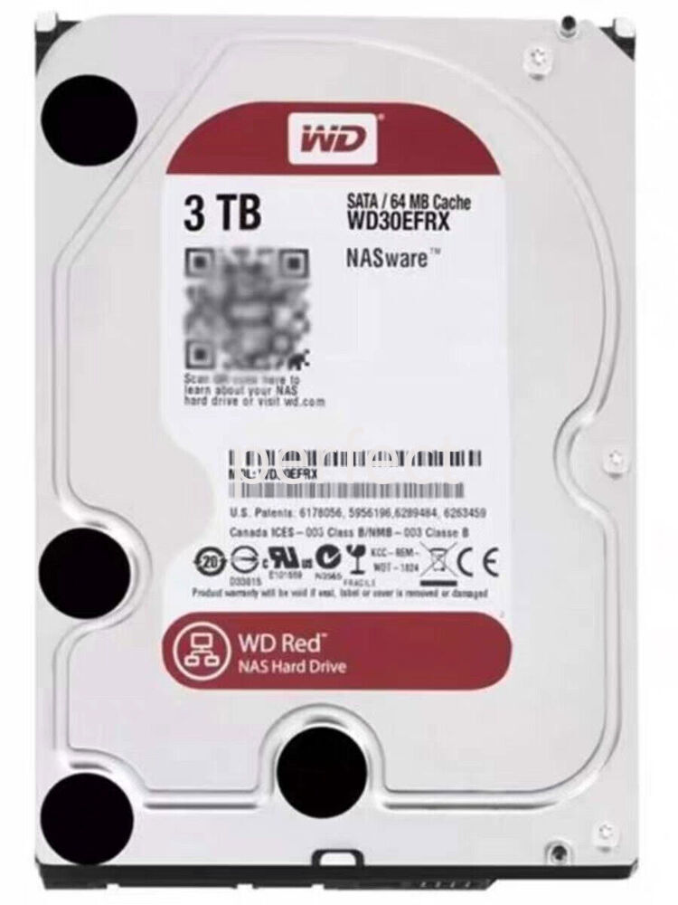 Western Digital 3TB WD30EFRX 5400RPM SATA 3.5