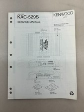 Kenwood KAC-529S Original Service Manual Free Shipping