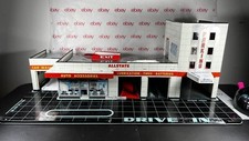 Vintage Marx Sears Allstate Happi Time Service station w/elevator Tin Toy- READ