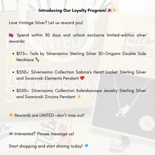 Vintage Italien Fait à la Main Véritable Argent Raisins Plat Miniature Figurine - Photo 14 sur 15