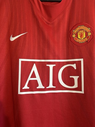 BNWT Player Issue Manchester United 2007/2008 Community shield #7 Ronaldo XXL - Picture 7 of 9