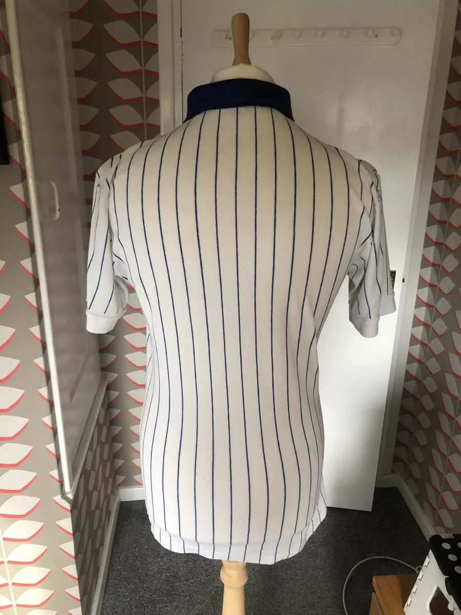 Vintage Fred Perry Polo Shirt Pin Stripe M. 70s Or 80s, Mod Sixties