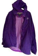 Karrimor Women's Coat Uk 16 Purple Nylon With Polyester Rain Coat