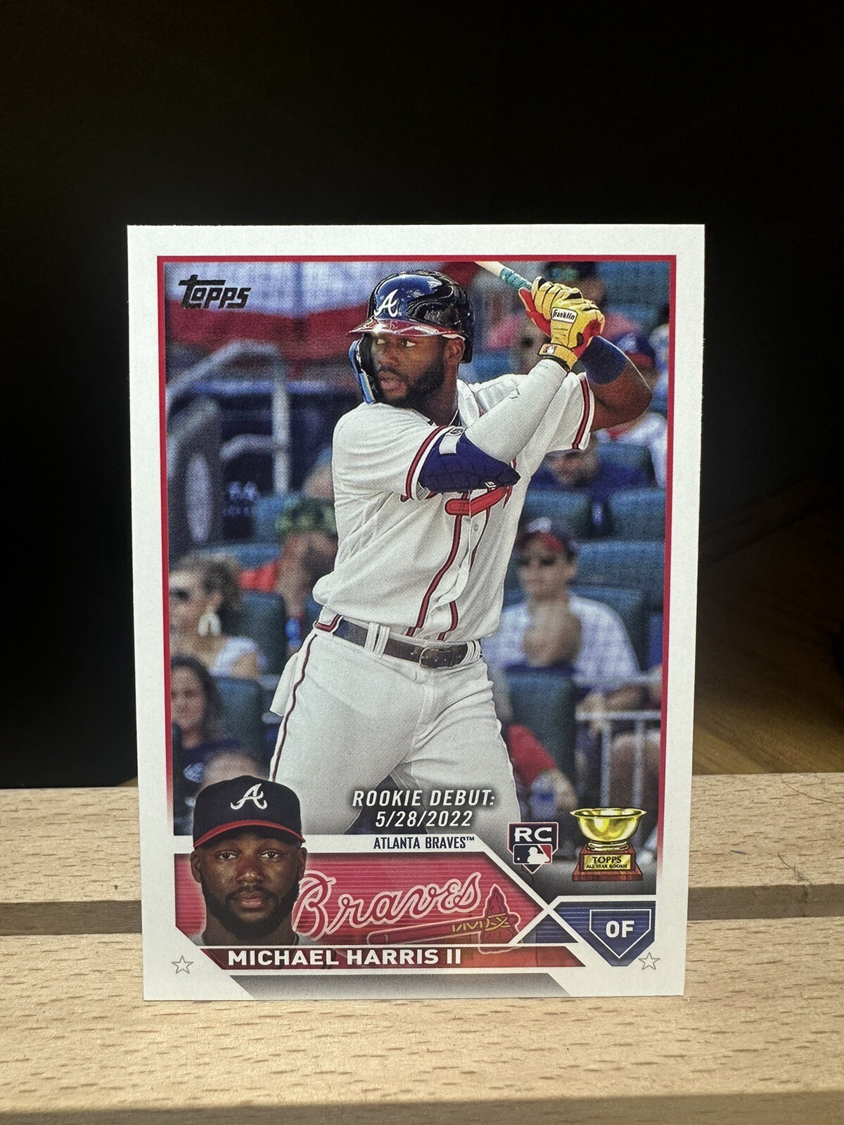 2023 Topps Update Series Michael Harris II Rookie Debut Gold Cup US225 Braves