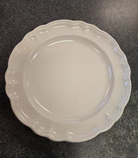 Pfaltzgraff GAZEBO WHITE 10 3/8” DINNER PLATE EXCELLENT CONDITION 14 AVAILABLE