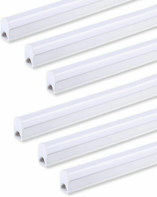 6pack T5 Led 4ft Lights Garage Shop Linkable 6500k Super Bright Ceiling Fixture For Sale Online Ebay