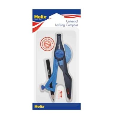 Maped Helix Universal Plastic Locking Compass Assorted Colors Office School Home