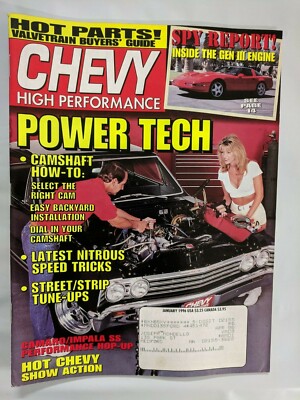 Chevy High Performance Magazine January 1996 Power Tech M169 