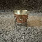 Vintage  Mini Copper Three Legged Riveted With Handle — photo 4