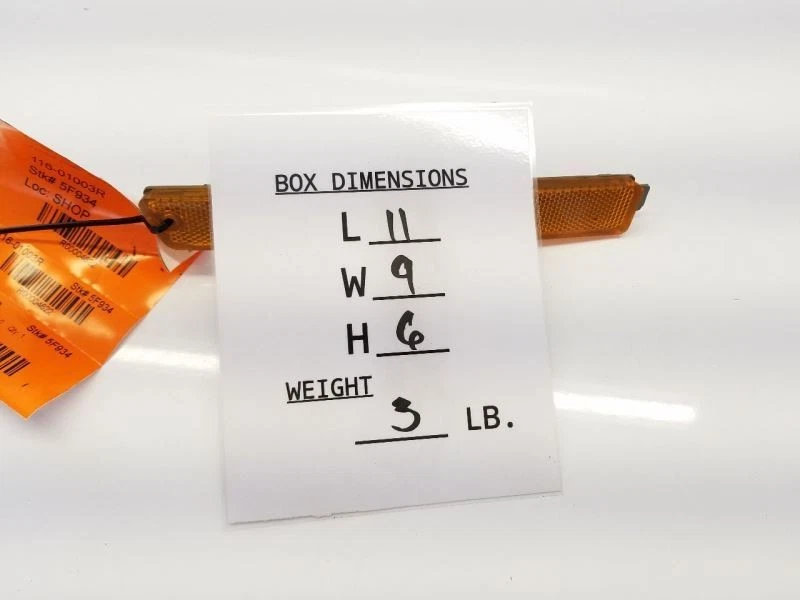 Marcador lateral de luz de estacionamiento de esquina para pasajeros compatible con Saturn serie S 96-99 OEM Foto 3 de 4