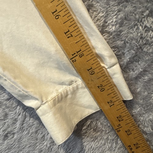 Vintage Petite Dimensions Damen Medium Seide Knopf Elfenbein Top Bluse - Bild 5 von 7