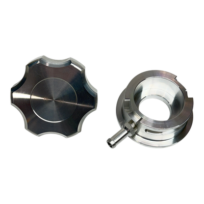 #ad #ad 36PSI 2.5BAR Pressure Cap with Flanged 42mm Weld On Neck CNC Machined Finish . $53.56