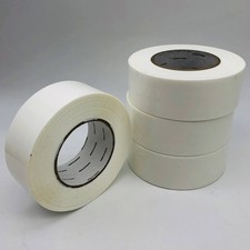 Poly Tape With Pinked Edges 48mm X 55m White Tape Product 133WH-144X55PE 4 Rolls