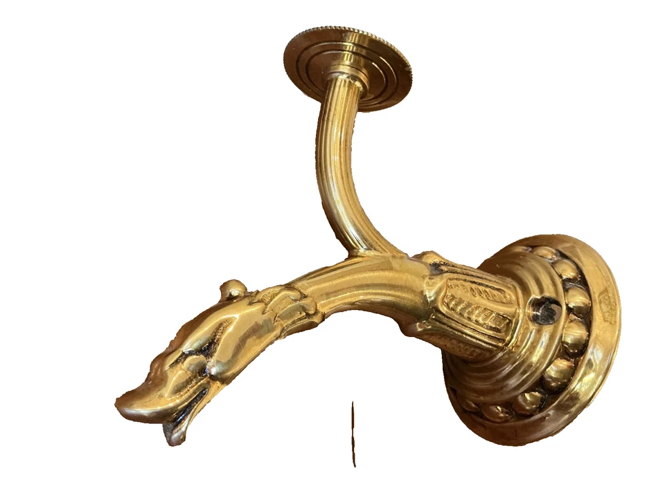 ОДНОСТЕННЫЙ СВЕТИЛЬНИК HERBEAU POMPADOUR — СТАРАЯ ЗОЛОТАЯ ОТДЕЛКА — ремонт — ванная комната - Изображение 3 из 4