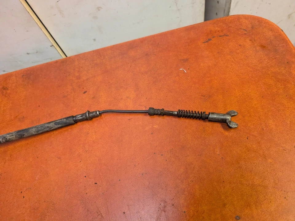 Yamaha Moto 4 YFM350 1987 clavija derecha reposapiés freno pedal cable Foto 4 de 4