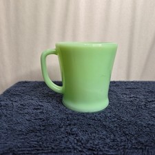 ANCHOR HOCKING FIRE KING JADEITE OVEN WARE USA 3 1/2" Coffee Mug Cup