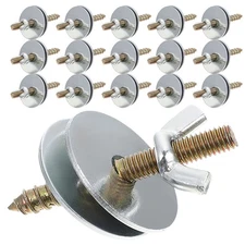  30 Set Metal Bird Cage Retaining Screws Small Animal Cage Screws and Nuts Perch